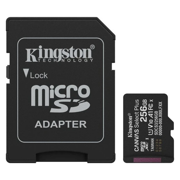 Kingston Canvas Select Plus (SDCS3/256GB) memorijska kartica microSD 256GB + adapter