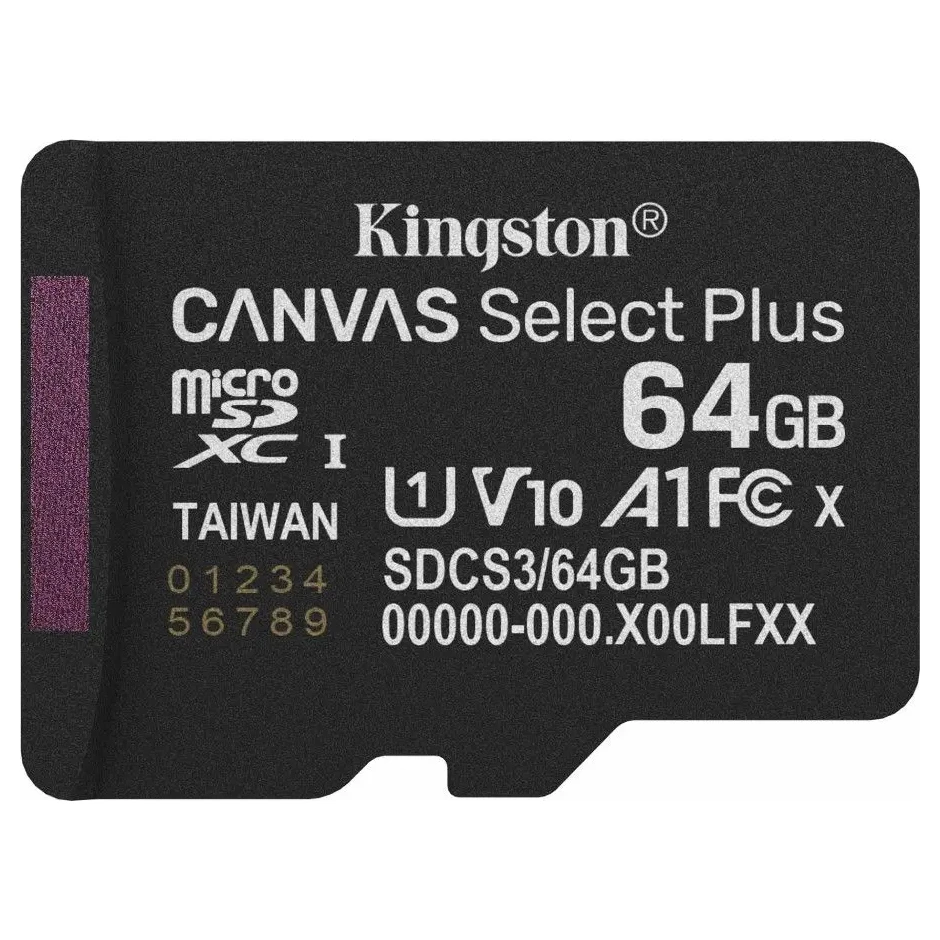 Kingston Canvas Select Plus (SDCS3/64GBSP) memorijska kartica microSD 64GB