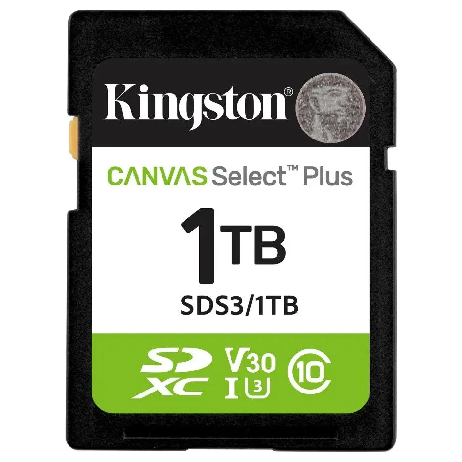 Kingston Canvas Select Plus (SDS3/1TB) memorijska kartica SD 1TB