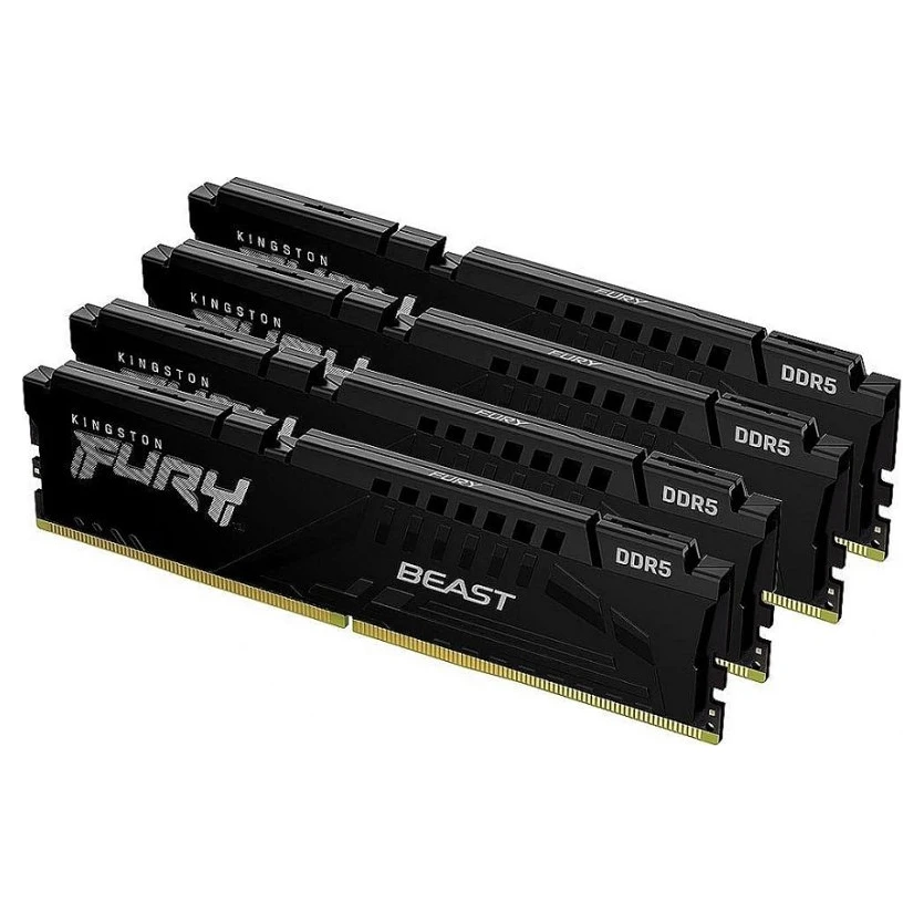 Kingston DDR5 128GB (4x32GB) 5600MHz FURY Beast (KF560C36BWE2K2-32) memorija za desktop