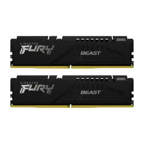 Kingston DDR5 64GB (2x32GB) 5200MT/s Fury Beast Black EXPO (KF552C40BB2K2-64) memorija za desktop