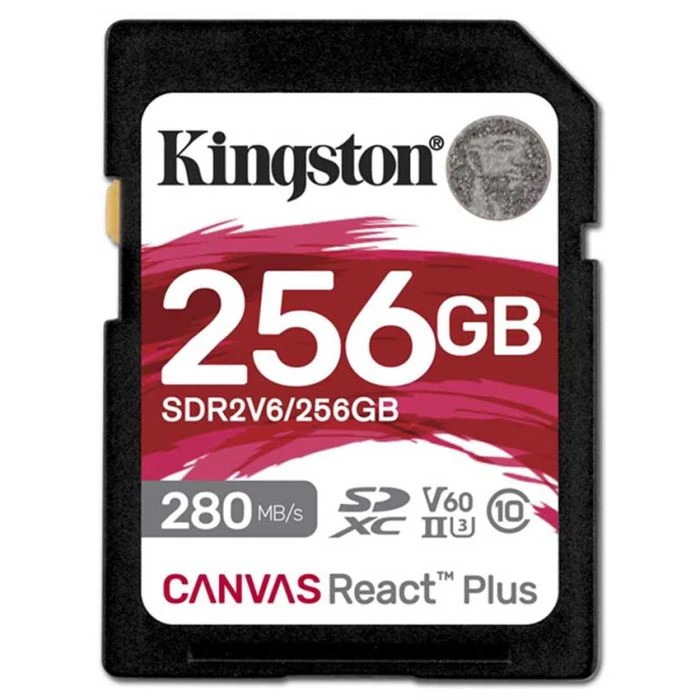 Kingston 256GB Canvas React Plus (SDR2V6/256GB) memorijska kartica SDXC
