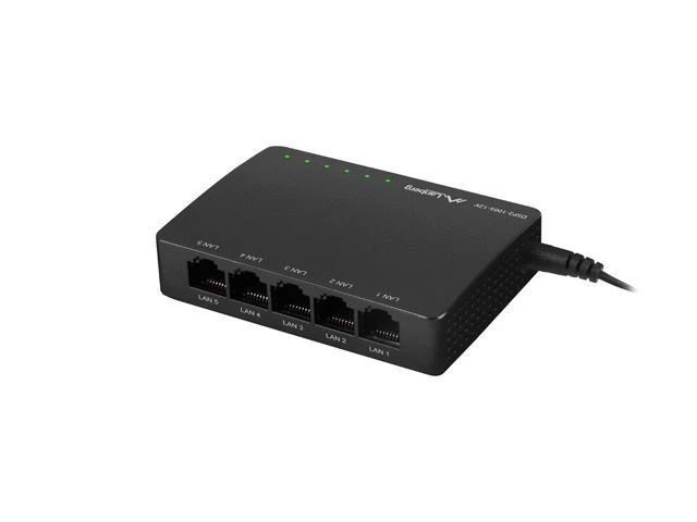 Lanberg DSP2-1005-12V switch 5-portni