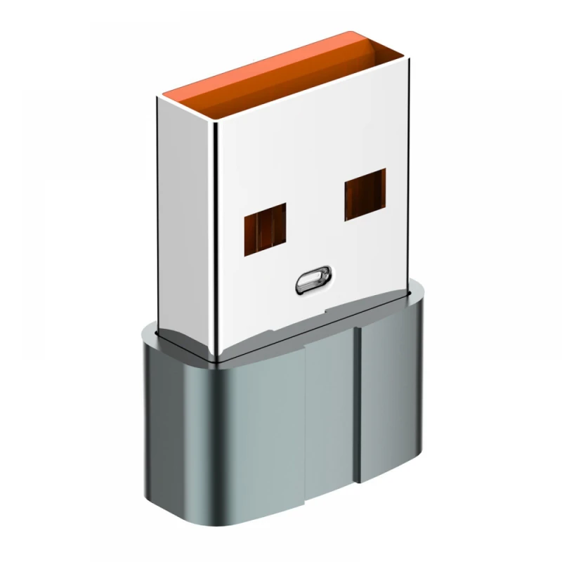 LDNIO (99408) adapter USB (muški) na tip C (ženski) sivi
