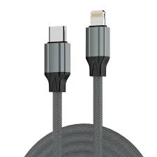 LDNIO LC442I kabl USB C (Muški) na Lighting 30W 2m sivi