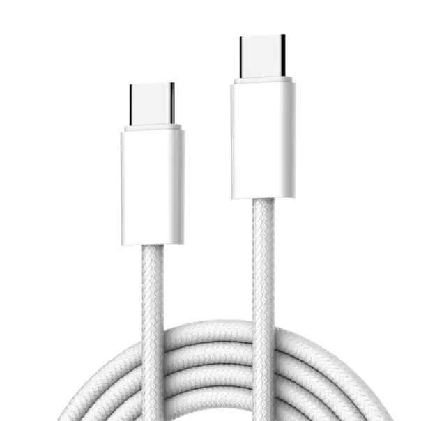 LDNIO LC902-C beli kabl USB-C na USB-C 65W 2m