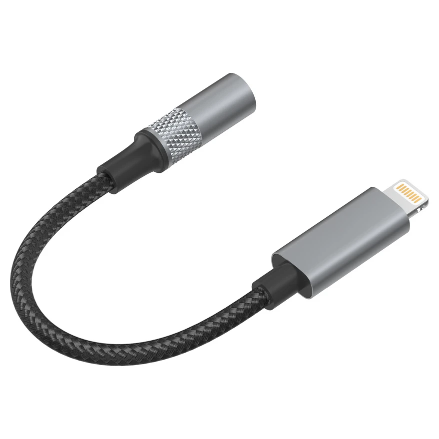 LDNIO LSY80i crni adapter iPhone Lighting na 3.5mm