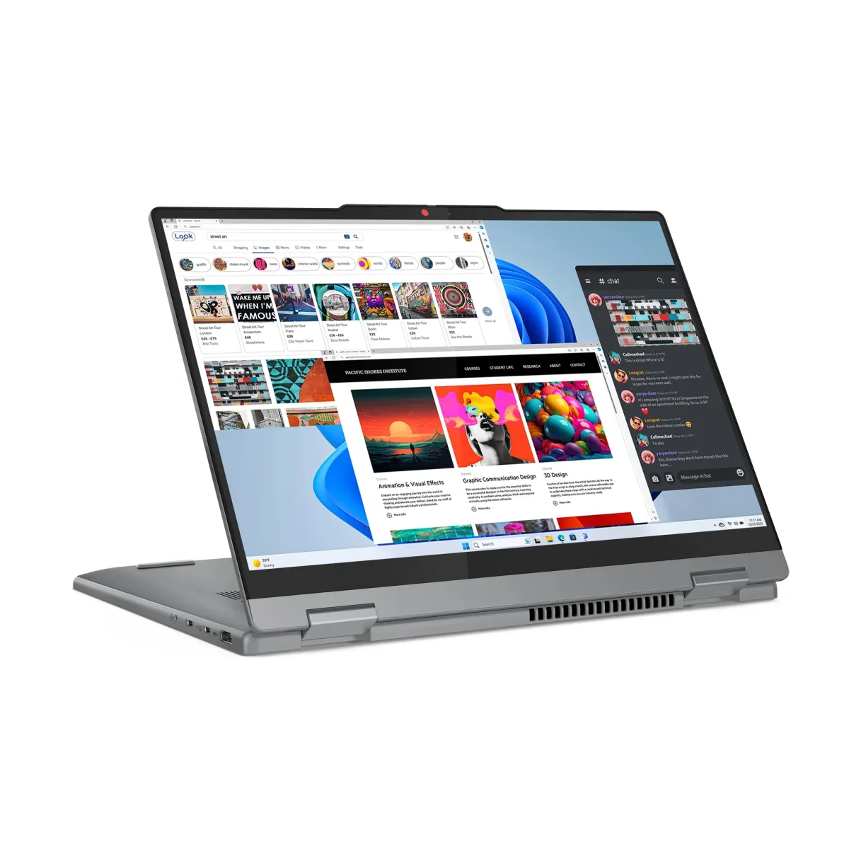 Lenovo IdeaPad 5 14IRH9 (83KX004YYA) 2u1 laptop Intel Deca Core i7 13620H 14" WUXGA touch 16GB 1TB SSD Intel UHD Graphics sivi