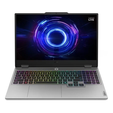 Lenovo LOQ 15IRX10 (83JE009QYA) gejmerski laptop Intel 14-cores i7 13650HX 15.6" FHD 32GB 1TB SSD GeForce RTX5060 sivi