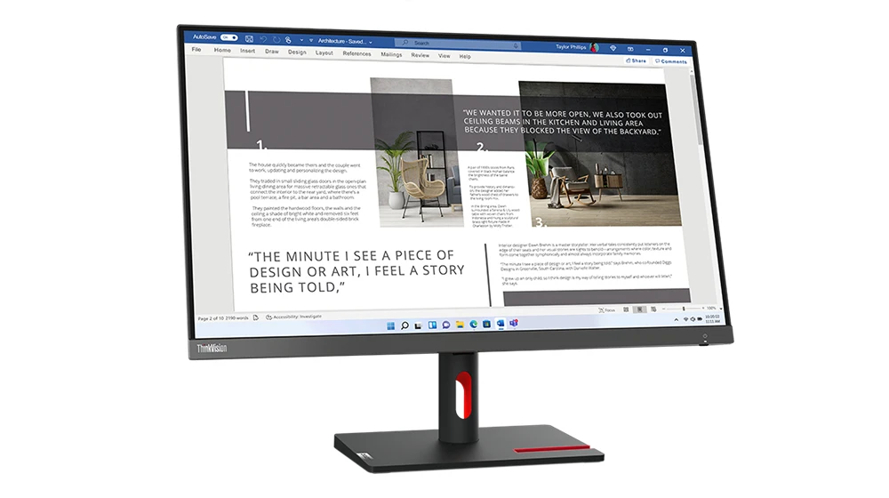 Lenovo ThinkVision S27i-30 (63DFKAT4EU) IPS monitor 27"