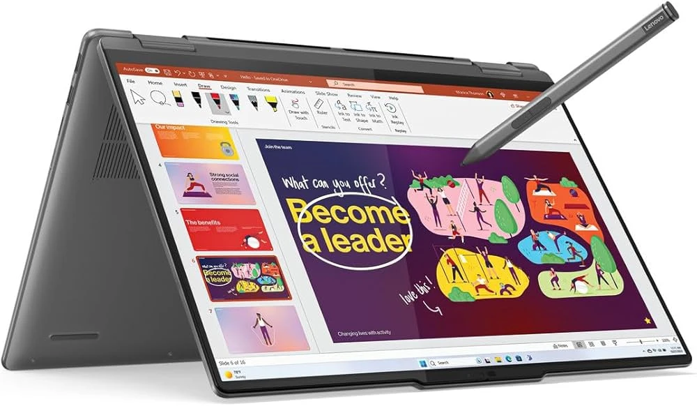 Lenovo Yoga 7 14IML9 (83DJ00B7YA) 2u1 laptop Intel Core Ultra 7 155H 14" 2.8K touch 16GB 1TB SSD Intel Arc Graphics Win11 sivi