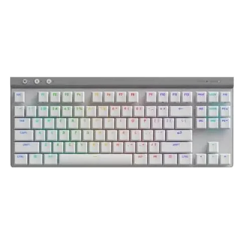 Logitech G515 Lightspeed USB tastatura - mehanička, TKL, bežična, bela