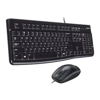 Logitech MK120 Desktop crni 2u1 komplet US tastatura+optički miš