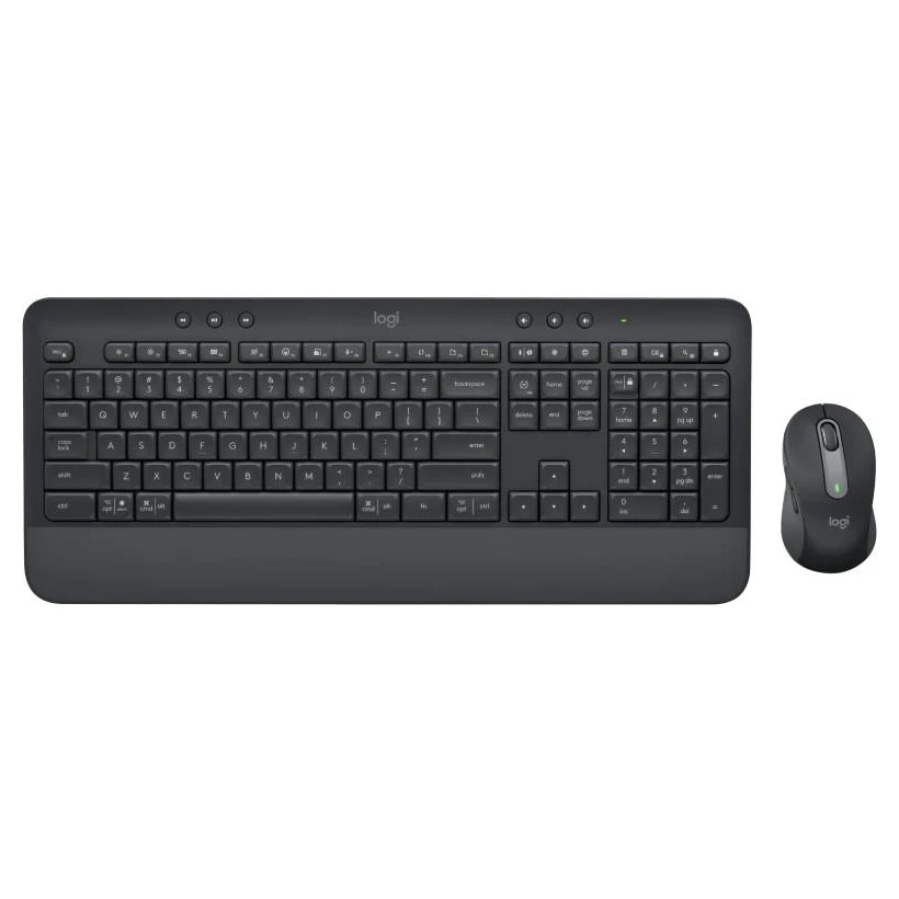 Logitech MK650 Signature Combo sivi 2u1 bežični komplet US tastatura+optički miš