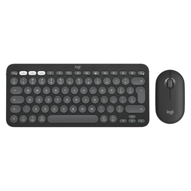 Logitech Pebble 2 Combo US bežični tastatura i miš sivi