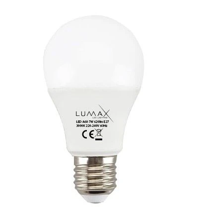 Lumax led sijalica E27 toplo bela 7W (40-60W)