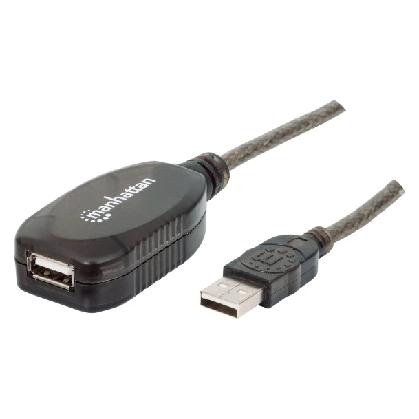 Manhattan (150248) USB A (muški) na USB A (ženski) produžni kabl aktivni 10m