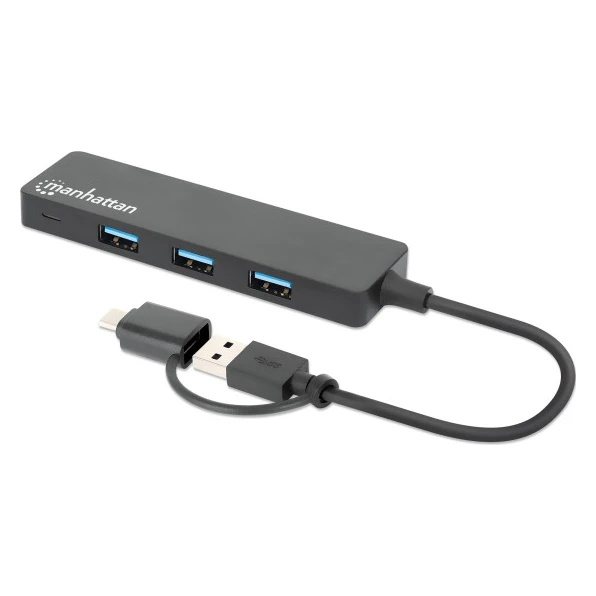 Manhattan (180863) USB hub C 4-porta