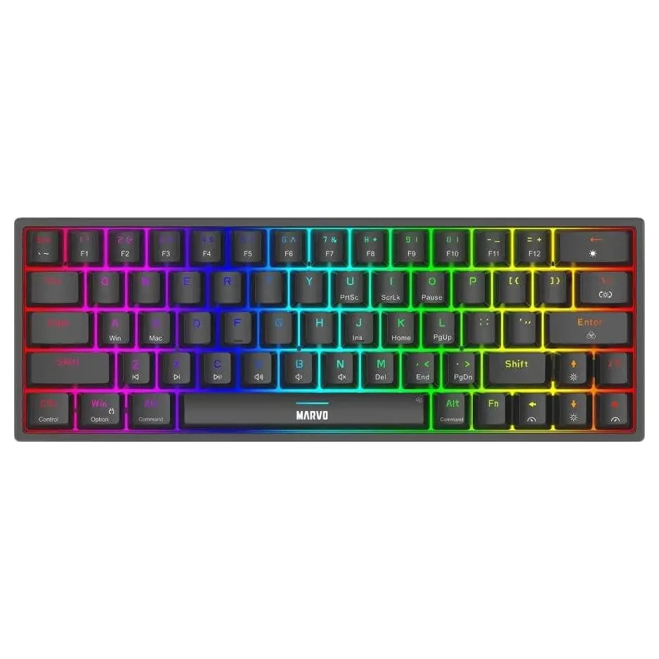 Marvo KG955 Shogo 63 crna gejmerska tastatura