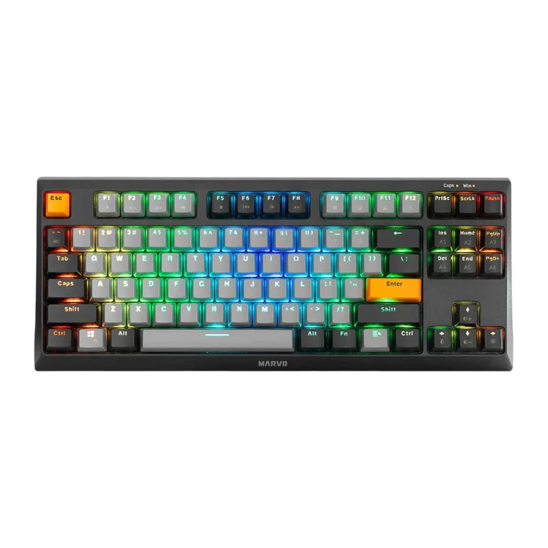 Marvo KG980B RGB mehanička gejmerska tastatura crna