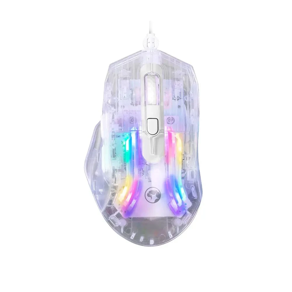 Marvo M413 RGB 7200DPI gejmerski optički miš providni