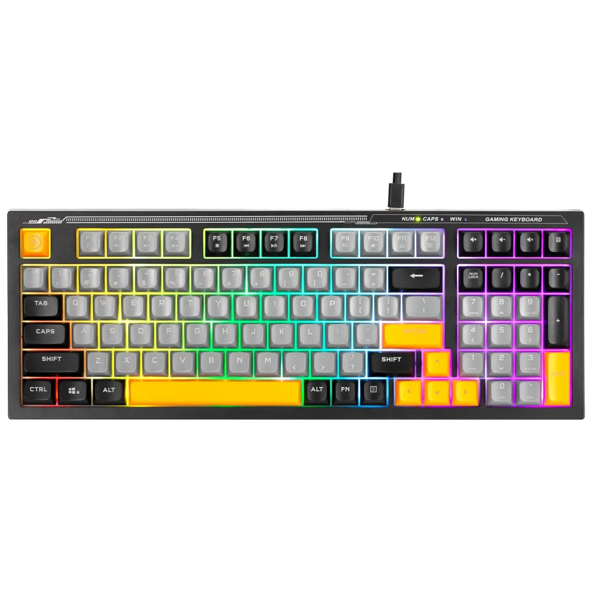 Marvo Soldat S50B K638B siva gejmerska tastatura
