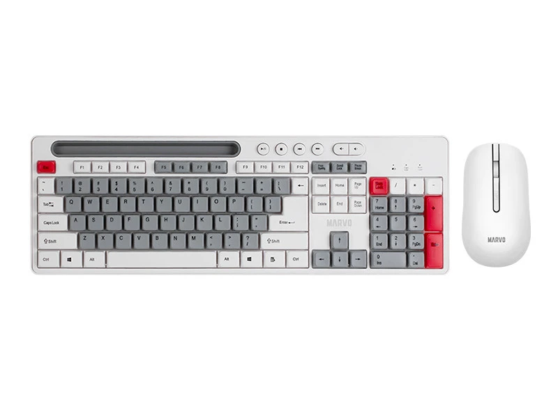 Marvo WS009 OFFICE bežični komplet tastatura+miš beli