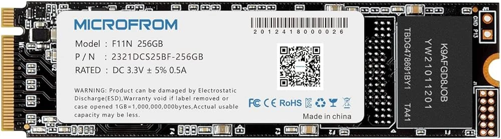 MicroFrom 256GB NVME F11N M.2 SSD disk