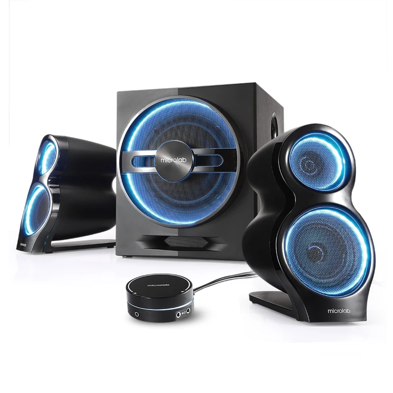 Microlab T10 bluetooth gejmerski zvučnici 2.1 crni