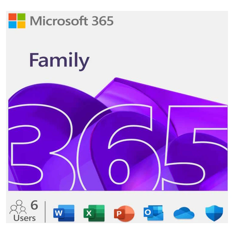 Microsft 365 Family FY25H2 (EP2-32329) Eng 6 korisnika 1 godina