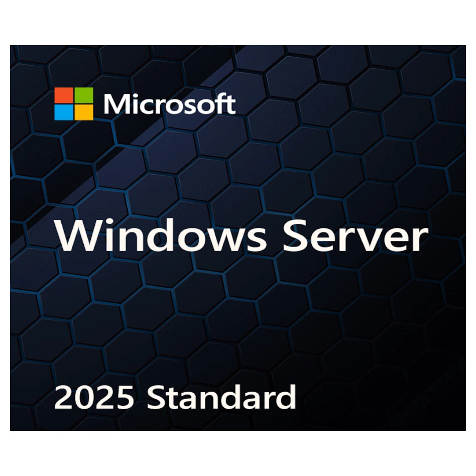 Microsoft Windows Server 2025 Standard 64bit (EP2-25187) Eng DVD 16 Core