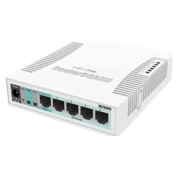 MikroTik CS106-5G-1S switch 5-portni