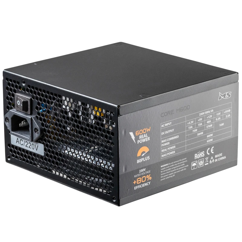 MS CORE M600 80+ napajanje 600W