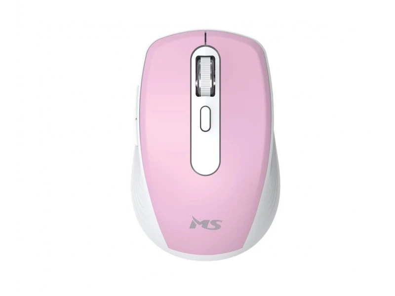 MS Focus M317 silent bežični optički miš 1600dpi roze