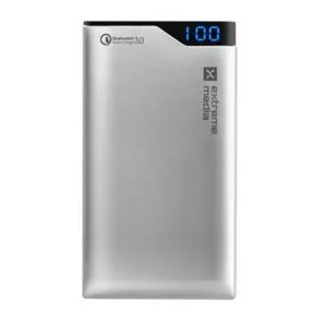 Natec Extreme Media QC-60 (NPB-0797) Qualcomm Quick Charge 3.0, Li-Polymer Power Bank 6000 mAh Sivi