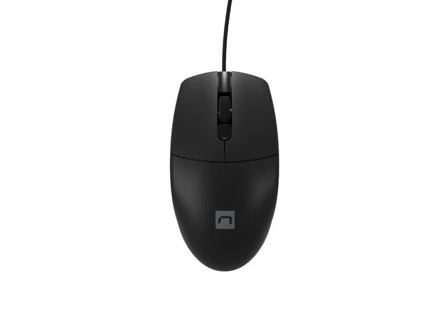 Natec NMY-2021 RUFF PLUS 1200 DPI USB optički miš crni