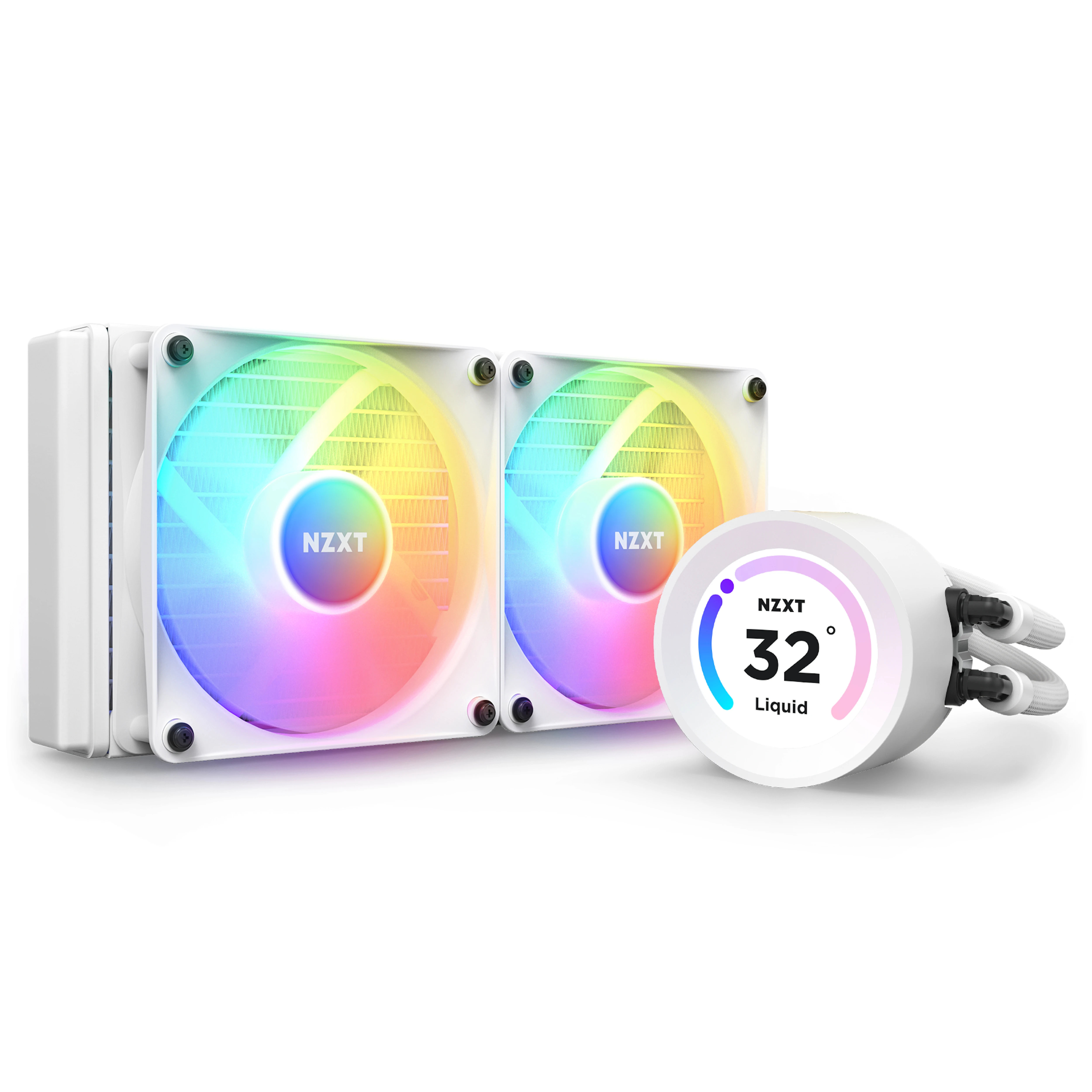 NZXT Kraken Elite 240 RGB (RL-KR24E-W1) vodeno hlađenje belo