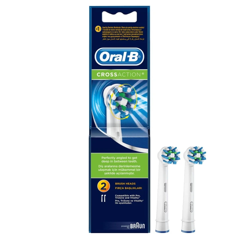 Oral-B Refill EB50 RB 2ct CrossAction zamenska glava četkice za zube