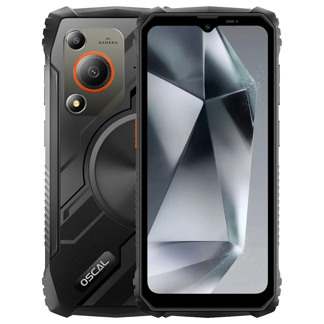 Oscal Marine I Rugged 4/128 crni mobilni 6.56" Octa Core Unisoc T615 4GB 128GB 16Mpx Dual Sim