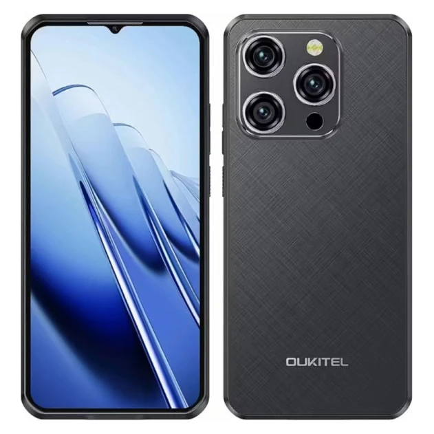 Oukitel WP52 Rugged 4+12/256 crni mobilni 6.6" OctaCore MediaTek 6100+ 4GB (+12GB proširivo) 256GB 50Mpx+8Mpx+2Mpx+0.3Mpx DualSim