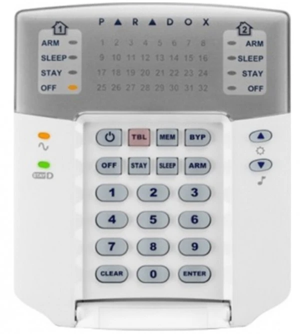 Paradox (K32+) LED šifrator do 32 zone MG5000,MG5050 i Spectra SP serijom