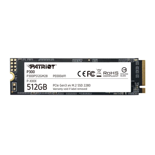 Patriot P300 512GB M.2 NVMe (P300P512GM28) SSD disk PCI-e