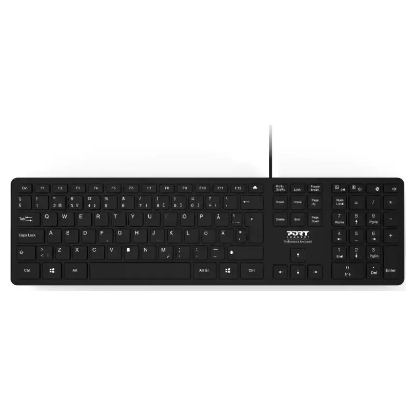 Port Designs Executive tastatura - US, USB-A/USB-C