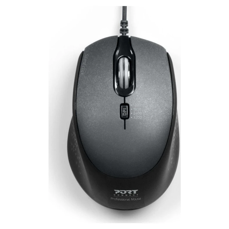 Port Designs office pro silent miš crni