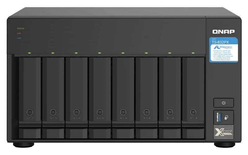 QNAP TS-832PX-4G NAS uređaj