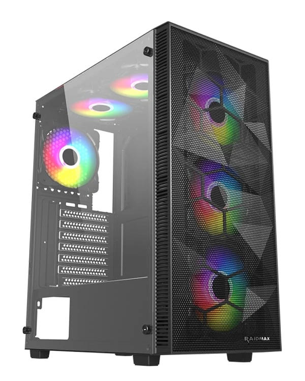 Raidmax Talos ARGB windowblack 4x 120mm kućište sa napajanjem 650W crno