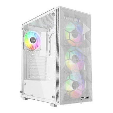 Raidmax Talos RT650RGBW belo kućište sa napajanjem 650W