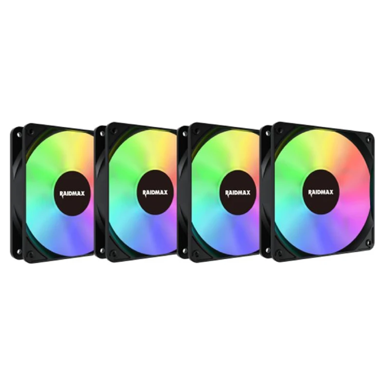 Raidmax X-AIR ARGB NVX120FBDC4 ventilator 120mm 4-Pack