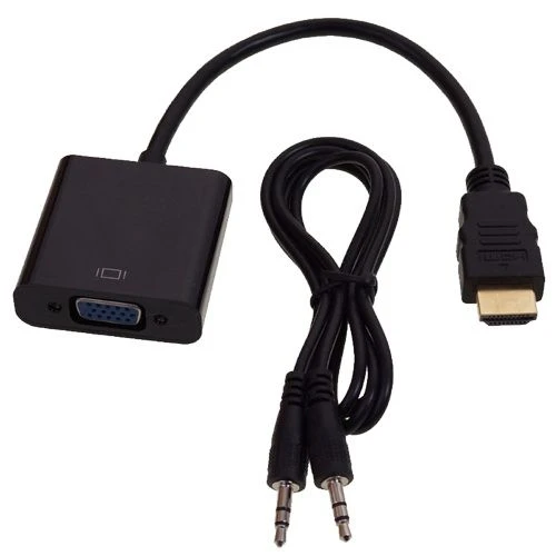 RED adapter HDMI (muški) na VGA (ženski)+kabl 3.5mm