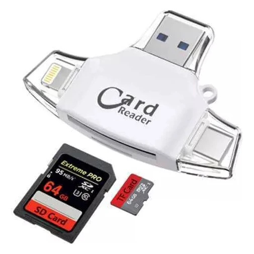 RED JWD-84 USB-A/USB-C/Lightning čitač kartica